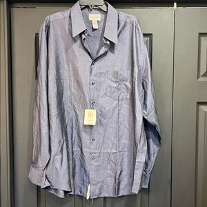 Alfani indigo Textured Shirt